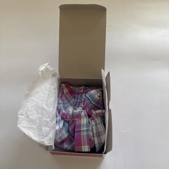 American Girl Doll Plaid Party Dress Outfit Retired NO Barette EUC Clothes - Picture 9 of 10